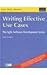 Writing Effective Use Cases