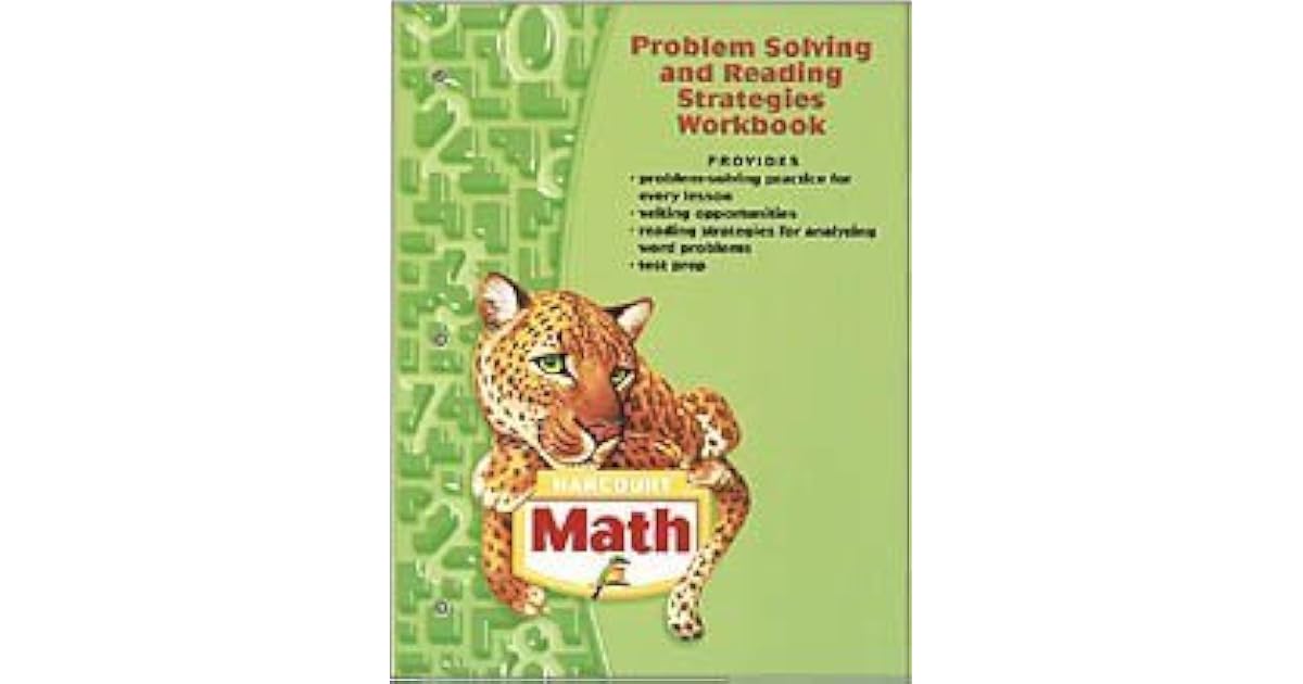 Harcourt Math Problem Solving And Reading Strategies Workbook Grade 5