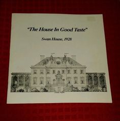 The House in Good Taste - Swan House, 1928 (Unbound)