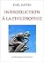 Introduction à la philosophie