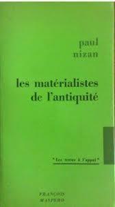 Les Matérialistes de l'Aantiquité