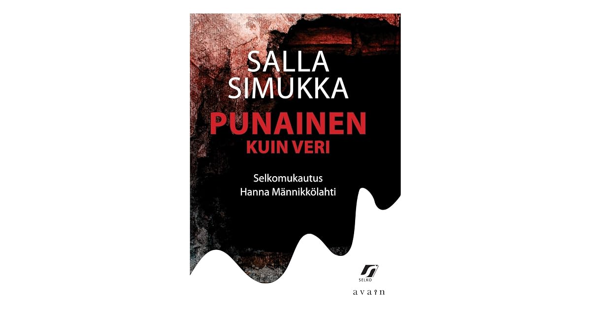Punainen Kuin Veri By Hanna M nnikk lahti Punainen Kuin Veri By Hanna M nnikk lahti