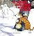 El ataque de los monstruos mutantes de nieve (Calvin y Hobbes, #7)