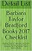 Barbara Taylor Bradford Books 2017 Checklist by Detail List