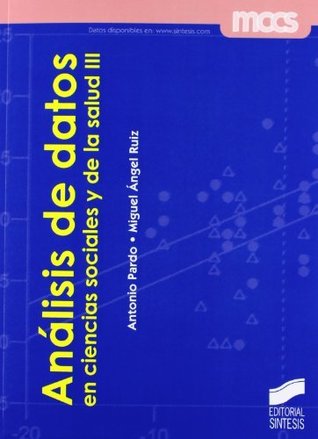 Portada de Análisis de datos en ciencias sociales y de la salud III, de Antonio Pardo