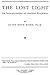 The Lost Light: An Interpretation of Ancient Scriptures