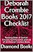 Deborah Crombie Books 2017 Checklist by Diamond Books