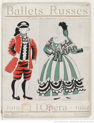 Programme officiel des Ballets russes : Théâtre de l'Opéra, décembre 1919, janvier-février 1920 (Paperback)