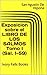 Exposicion sobre el LIBRO DE LOS SALMOS Tomo I (Sal. 1-59) (Spanish Edition)
