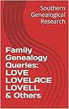 Family Genealogy Queries: LOVE LOVELACE LOVELL & Others (Southern Genealogical Research)