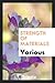 Strength of materials