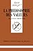 La philosophie des valeurs
