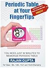 Periodic Table At Your FingerTips : How to Memorize Periodic Table of Elements in Just 92 Minutes.