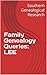 Family Genealogy Queries: LEE