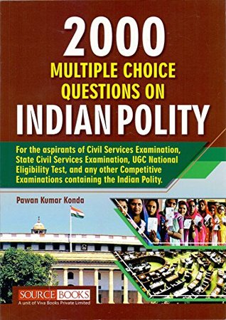 SOURCE BOOKS - A Unit of Viva Books 2000 Multiple Choice Questions on Indian Polity (Paperback)