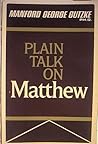 Plain Talk on Matthew