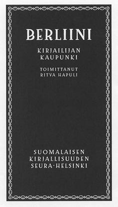 Berliini - kirjailijan kaupunki
