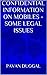 CONFIDENTIAL INFORMATION ON...