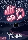 Allt jag inte sa by Yrsa Walldén