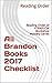Ali Brandon Books 2017 Checklist by Reading Order