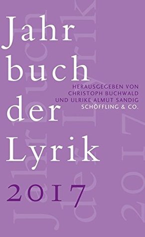 Jahrbuch der Lyrik 2017 (Hardcover)