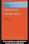 The Mongolic Languages (Routledge Language Family Series)
