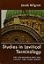 Studies in Levitical Terminology by Jacob Milgrom