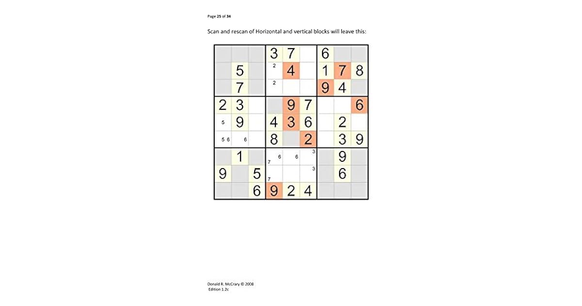 SuDoKu Secrets Revea 1 By Donald R McCrary