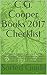 C.G. Cooper Books 2017 Chec...