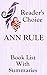 ANN RULE BOOKS CHECKLIST IN...