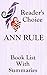 ANN RULE BOOKS CHECKLIST IN SERIES ORDER WITH SUMMARIES - UPD... by Book Maven