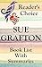 SUE GRAFTON BOOKS CHECKLIST...