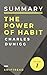 Summary: The Power Of Habit...