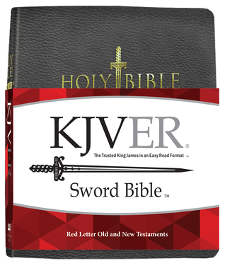 KJVER Sword Study Bible Giant Print Black Genuine Leather: King James Easy Read