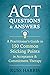 ACT Questions and Answers: ...