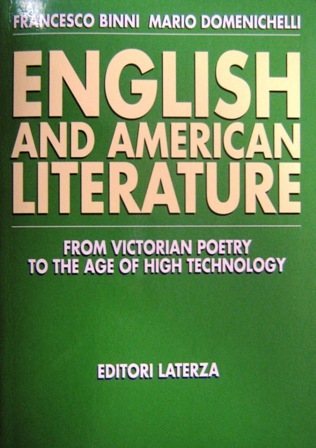 English and American Literature: From Victorian Poetry to the Age of High Technology (Paperback)