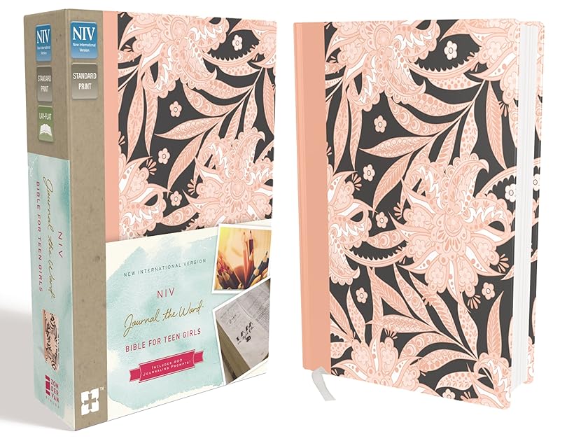 NIV, Journal the Word Bible for Teen Girls: Includes Over 450 Journaling Prompts!