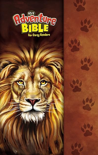 NIrV, Adventure Bible for Early Readers, Hardcover, Full Color, Magnetic Closure, Lion