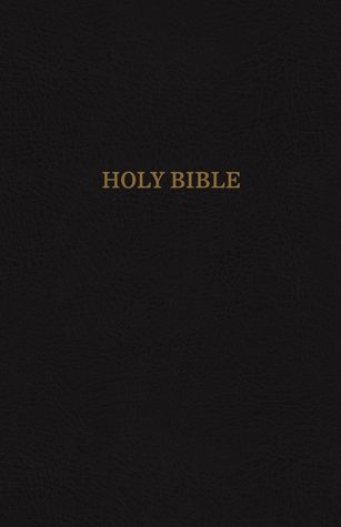 KJV Holy Bible: Personal Size Giant Print with 43,000 Cross References, Black Bonded Leather, Red Letter, Comfort Print (Thumb Indexed): King James Version