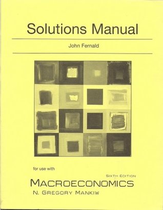 Solutions Manual For Use With Macroeconomics (Paperback)