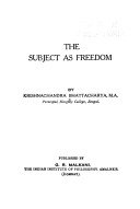 The Subject as Freedom