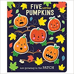 Five Little Pumpkins Are Growing In A Patch (Hardcover)