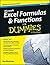 Microsoft Excel Formulas & Functions for Dummies