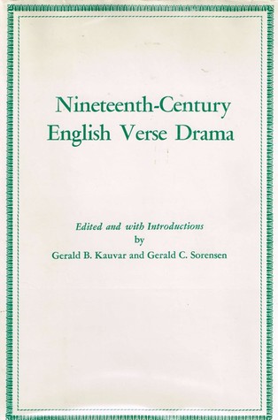 Nineteenth Century English Verse Drama