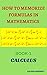 HOW TO MEMORIZE FORMULAS IN...