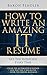 How to Write an Amazing IT ...