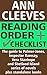 Ann Cleeves Reading Order and Checklist by Crime Curator