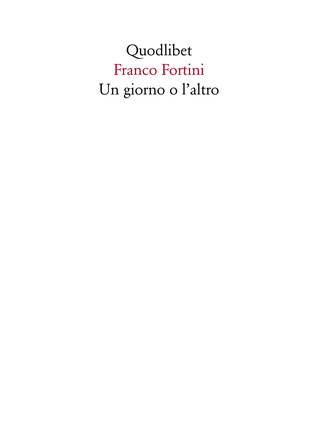 Un giorno o l'altro (Paperback)