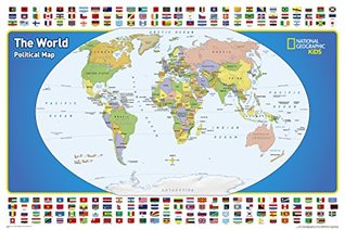 National Geographic: The World for Kids Wall Map (36 x 24 inches) (National Geographic Reference Map)