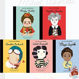 Little people, big dreams series 1 : 5 books collection bundle set ( Maya Angelou ,Marie Curie,Frida Kahlo,Coco Chanel,Amelia Earhart)